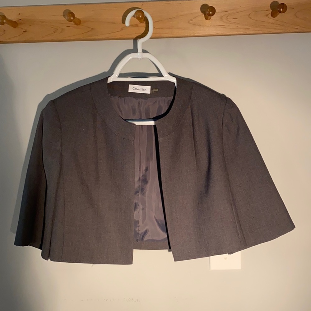 little gray cK sport coat